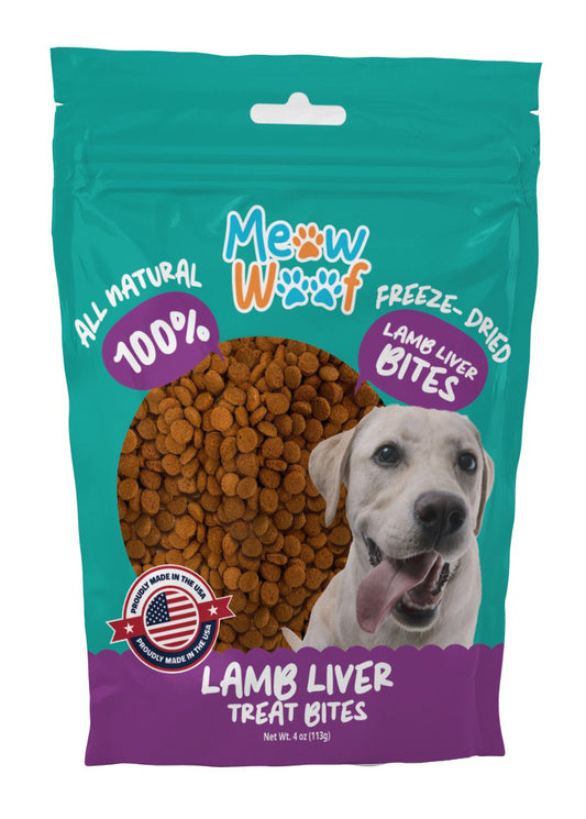 Lamb Liver Treat Bites – 4 oz