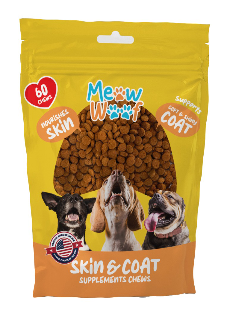 Skin & Coat Chews – 60 Count